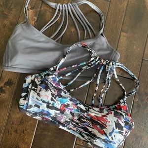Lululemon Lighten Up Bra x2